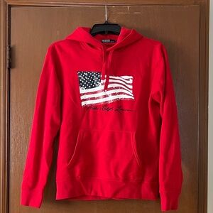 Polo by Ralph Lauren Red Pullover Hoodie